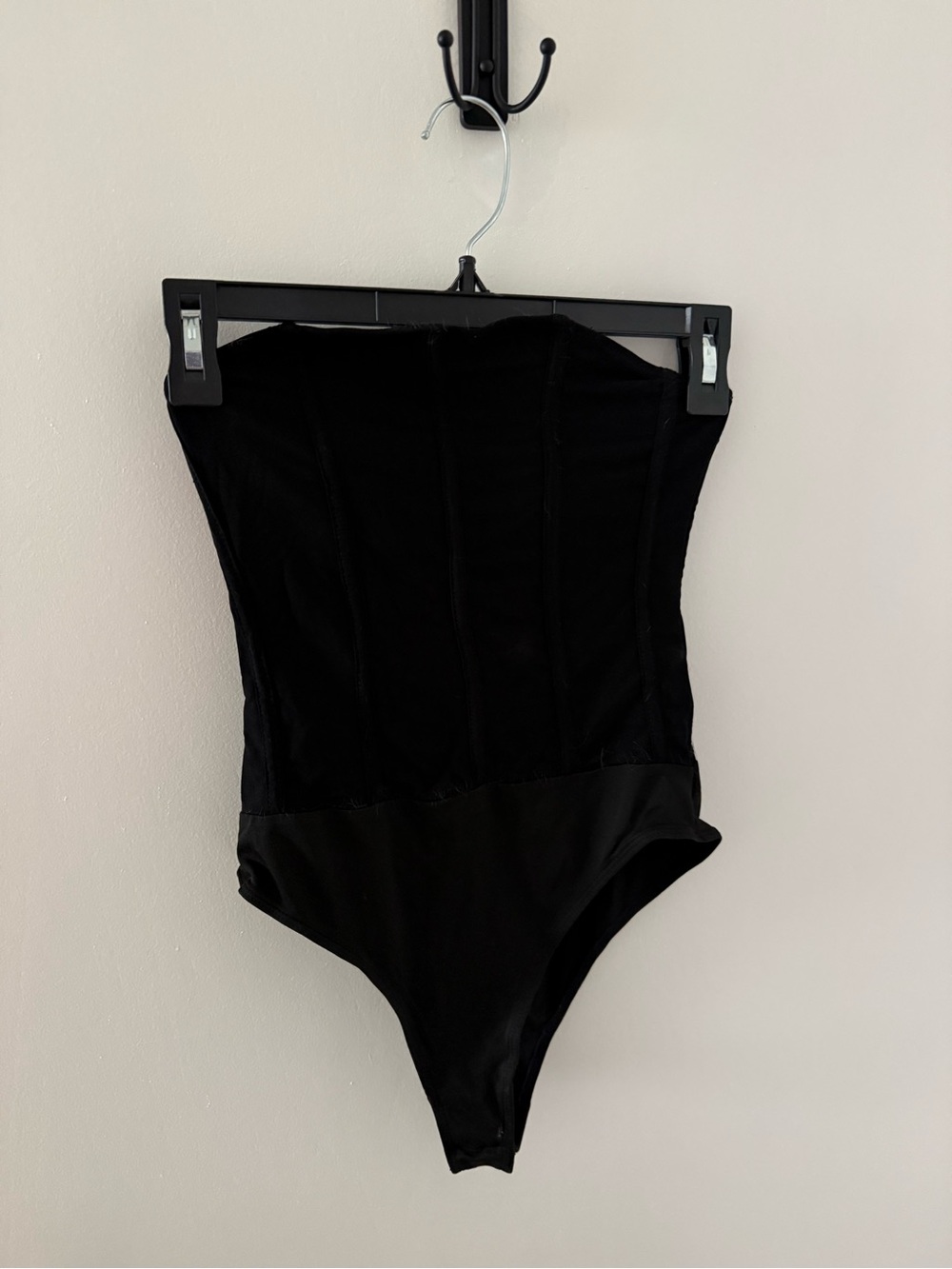 Princess Polly Black Strapless Shaping Bodysuit